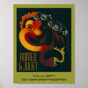 Theater Poster Romeo en Juliet William Shakespeare