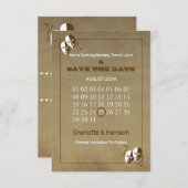 Theater Programma Show Ticket Thema Trouwen (Voorkant / Achterkant)