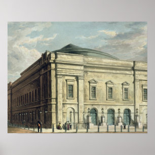 Theater Royal, Drury Lane, in Londen, ontworpen do Poster