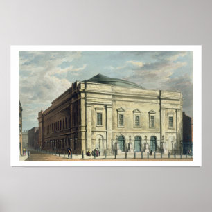 Theater Royal, Drury Lane, in Londen, ontworpen do Poster