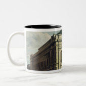 Theater Royal, Drury Lane, in Londen, ontworpen do Tweekleurige Koffiemok (Links)