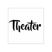Theater rubber stempel, kaartenmaken, diy rubberstempel (Afrduk)
