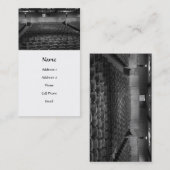 Theater Seats Black White Visitekaartje (Voorkant / Achterkant)