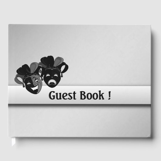 Theater Silver Screen Maskers Guest Book Gastenboek (Voorkant)