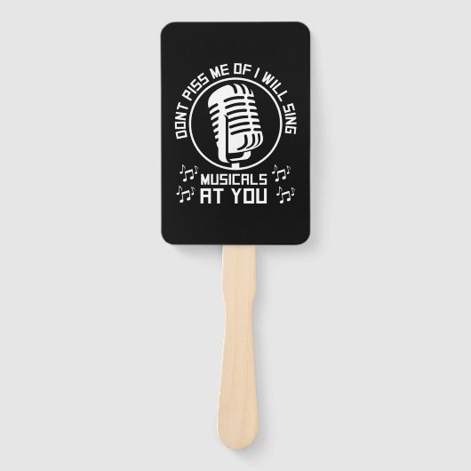 Theater Singer Broadway Handwaaier (Voorkant)