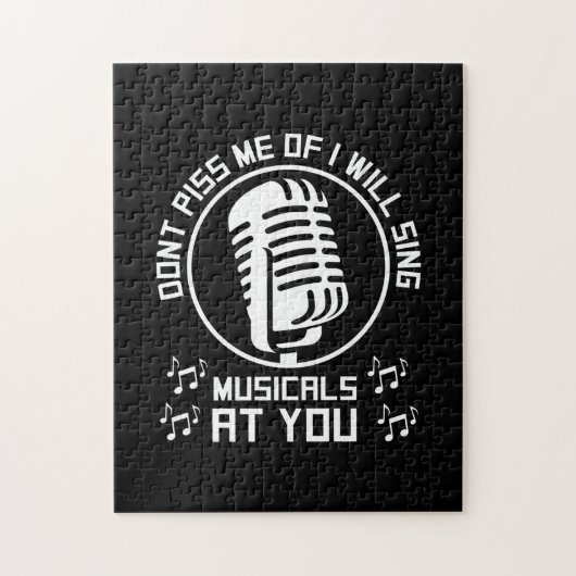 Theater Singer Broadway Legpuzzel (Verticaal)