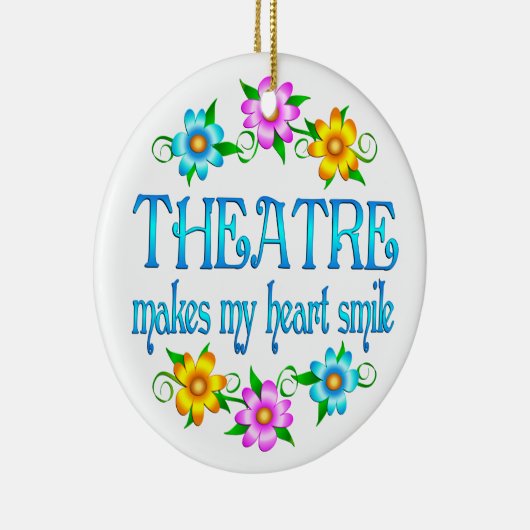 Theater Smile Keramisch Ornament (Rechts)