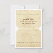  Theater Ticket RSVP-reactiekaart RSVP Kaartje (Achterkant)