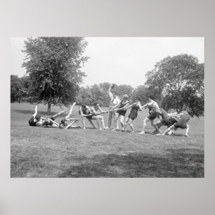 Theater Tug-of-War, jaren '20 Poster