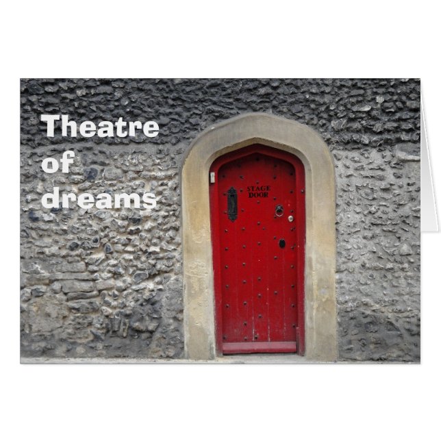 Theater van droomkaart (Voorkant Horizontaal)