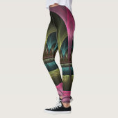 Theater van Fantasy, Abstracte kleurrijke fractale Leggings (Links)
