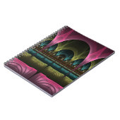 Theater van Fantasy, Abstracte kleurrijke fractale Notitieboek (Linkerzijde)
