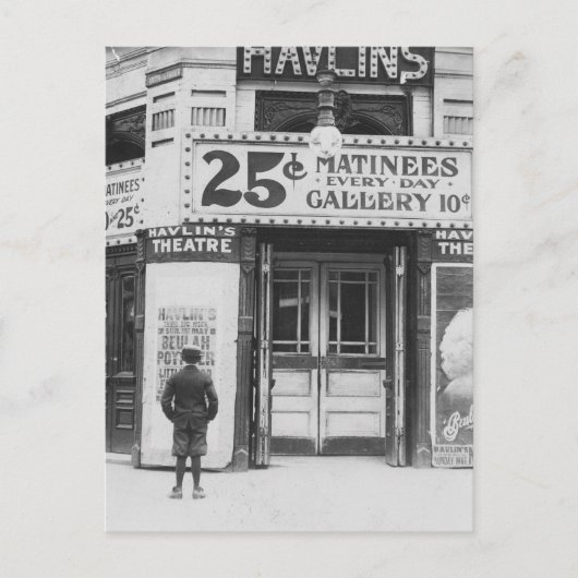 Theater van Havlin, 1910 Briefkaart (Voorkant)