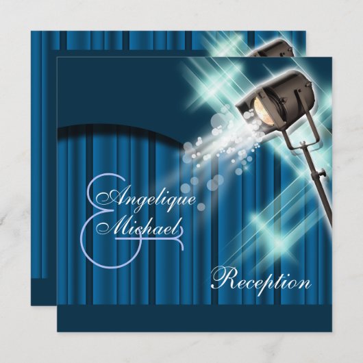 theater van Hollywoodbruiloft Kaart (Voorkant / Achterkant)