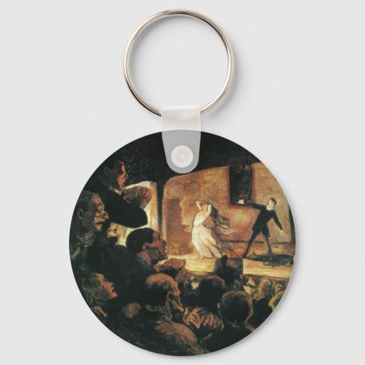 Theater van Honore Daumier Sleutelhanger (Voorkant)