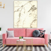 Theater van legeroperaties in het noorden canvas afdruk (Insitu (Woonkamer))