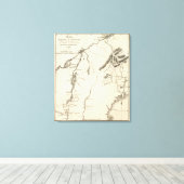 Theater van legeroperaties in het noorden canvas afdruk (Insitu (Houten vloer))