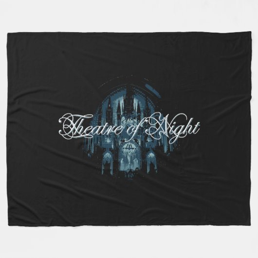 Theater van Night Fleece Deken (Voorkant (Horizontaal))