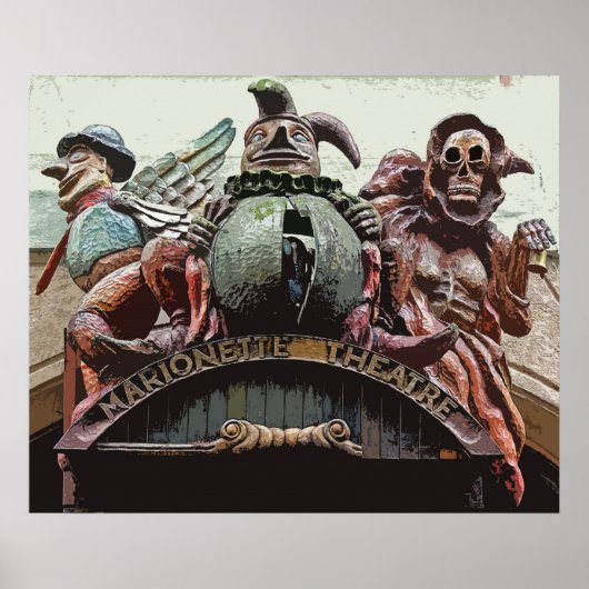 Theater van puppets poster (Voorkant)