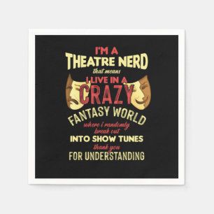 Theater van theater van theater Nerd Stage Musical Servet