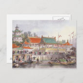 Theater van Tien-Sing uit 'China in een reeks V Briefkaart (Voorkant / Achterkant)