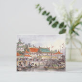 Theater van Tien-Sing uit 'China in een reeks V Briefkaart (Staand voorkant)