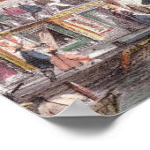 Theater van Tien-Sing uit 'China in een reeks V Poster (Hoek)