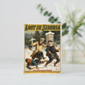  theater verloren in Siberië Briefkaart (Staand voorkant)