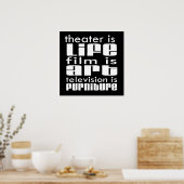 Theater versus film poster (Keuken)