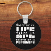 Theater versus film sleutelhanger (Voorkant)