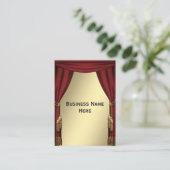 theater visitekaartje (Staand voorkant)