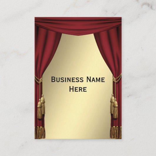 theater visitekaartje (Voorkant)