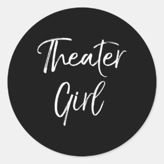 Theater voor Broadway Theater Ronde Sticker