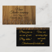 Theater voor uitvoerende kunsten visitekaartje (Voorkant / Achterkant)