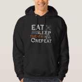 Theateractor eet Slaaptheater Musical Show Lover Hoodie (Voorkant)
