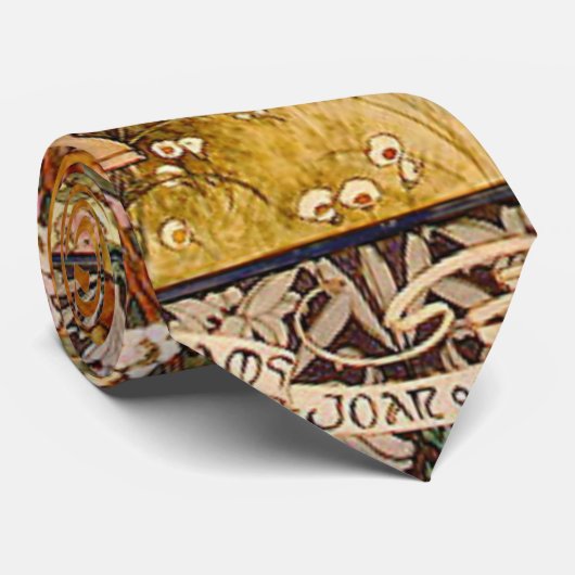 theaterafspeelbrief 1909 stropdas (Opgerold)