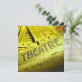 Theaterblad Muziek & Tickets Kaart (Staand voorkant)