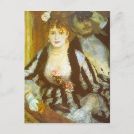Theaterbox van Pierre Renoir,  Kunst Briefkaart (Voorkant)