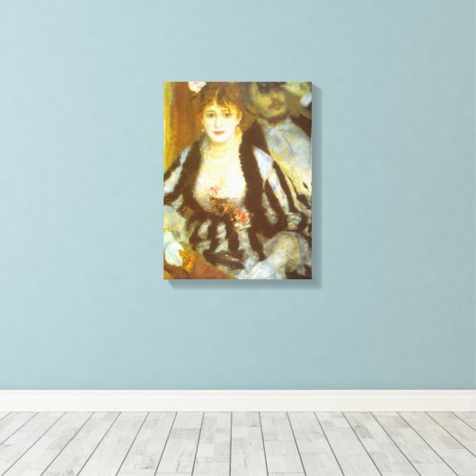 Theaterbox van Pierre Renoir, Kunst Canvas Afdruk (Insitu (Houten vloer))