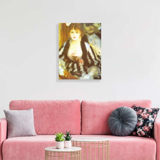 Theaterbox van Pierre Renoir,  Kunst Canvas Afdruk (Insitu (Woonkamer))