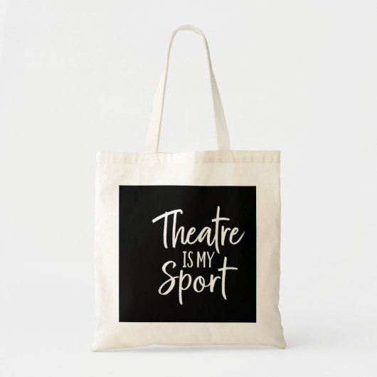 Theatercadeaus voor acteurs Musical Theater is mij Tote Bag (Voorkant)