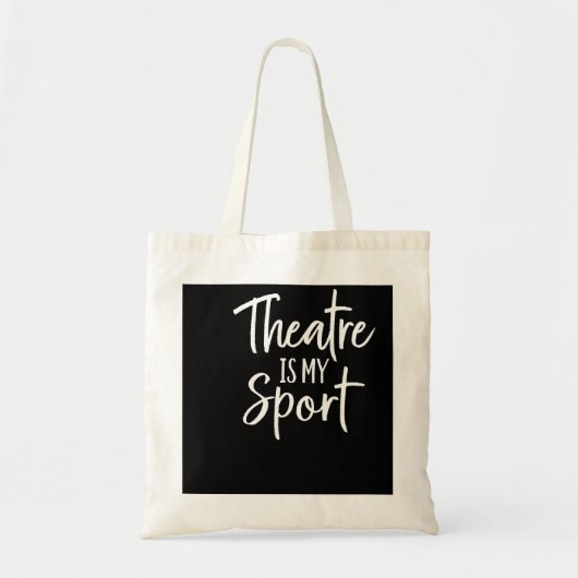 Theatercadeaus voor acteurs Musical Theater is mij Tote Bag (Voorkant)