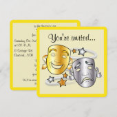 Theaterdag Kaart (Voorkant / Achterkant)