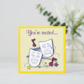 Theaterdag Kaart (Staand voorkant)