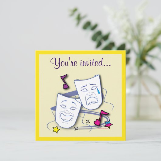 Theaterdag Kaart (Staand voorkant)