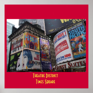 Theaterdistrict - Times Square Poster