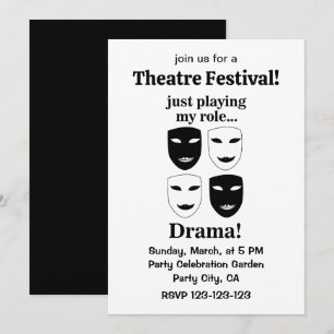 Theaterfestival Theater Masker Drama Uitvoering Kaart