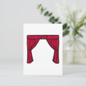 Theatergordijn Briefkaart (Staand voorkant)