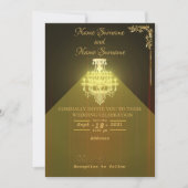 theatergordijn-kroonluchter kaart (Voorkant)