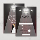 Theatergordijn RSVP Kaartje (Voorkant / Achterkant)